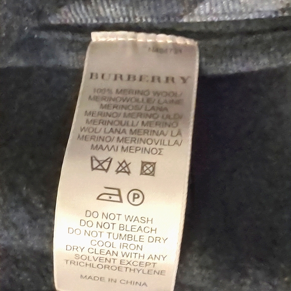 Burberry Brit wool charcoal motorcycle jacket in a XL - Picture 8 of 11